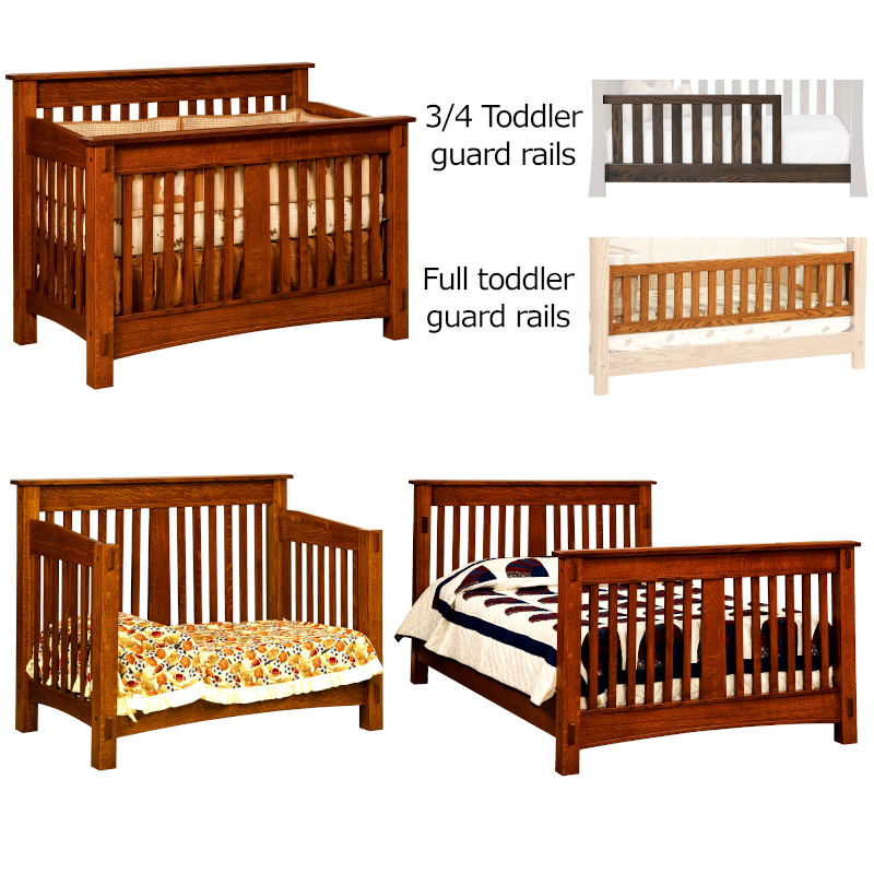 4 in 1 Convertible Crib